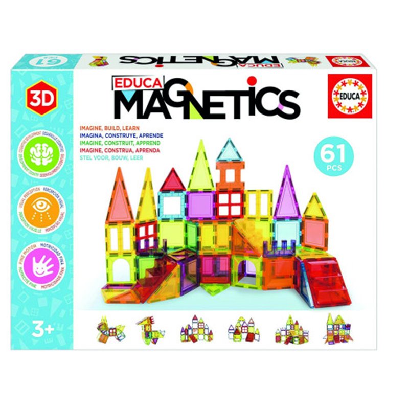 JUEGO MAGNETICS 61 PCS 20024 EDUCA 20024