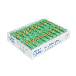 MY FIRST PLASTILINA BABY CAJA 18 PASTILLAS PASTA PARA MODELAR SÚPER BLANDA 38 G VERDE  NEW JOVI 37010