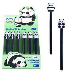 EXPOSITOR CON 24 BOLÍGRAFOS BORRABLES PANDA DOHE 79645