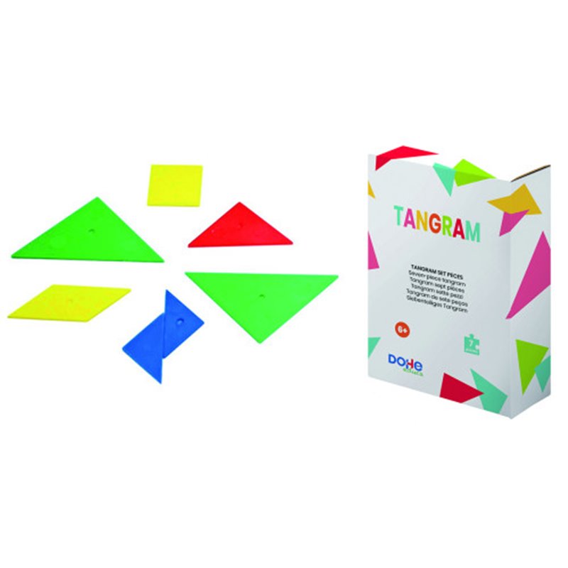 CAJA TANGRAM - 7 PIEZAS - A PARTIR DE 6 AÑOS. DOHE 1024