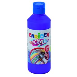 BOTELLA PINTURA ACRILICA 250 ML. MORADO CARIOCA 40431/18