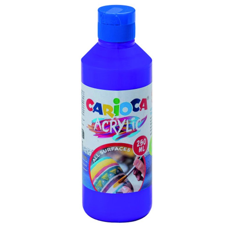 BOTELLA PINTURA ACRILICA 250 ML. MORADO CARIOCA 40431/18