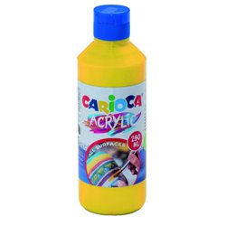 BOTELLA PINTURA ACRILICA 250 ML. AMARILLO CARIOCA 40431/03