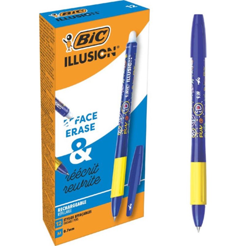 BOLIGRAFO DE GEL BORRABLE AZUL BIC 516518