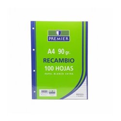 RECAMBIO A4 100H 90GR. PREMIER