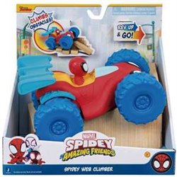 COCHE SPIDEY WEB CLIMBER. ACELERA, ARRANCA Y SUBE OBSTÁCULOS 18 CM