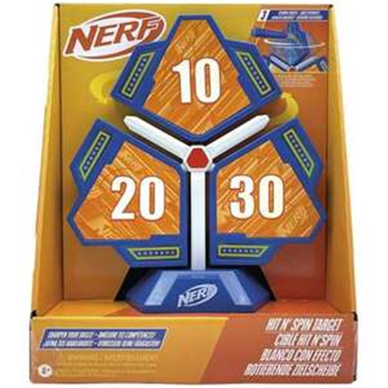 DIANA NERF ELITE HIT N SPIN TARGET. CON PANELES GIRATORIOS Y PUNTUACIONES DIFERENTES 18 X 10 X 22 CM