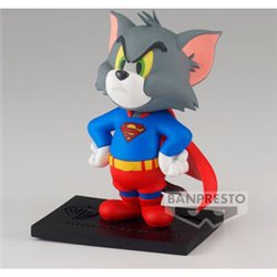 FIGURA TOM AS SUPERMAN 100TH ANNIVERSARY WARNER BROSS TOM AND JERRY 8CM