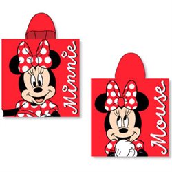 PONCHO TOALLA MINNIE DISNEY MICROFIBRA