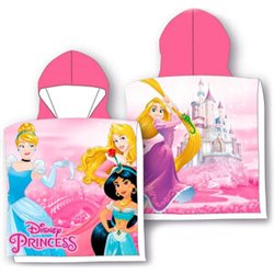 PONCHO TOALLA PRINCESAS DISNEY MICROFIBRA