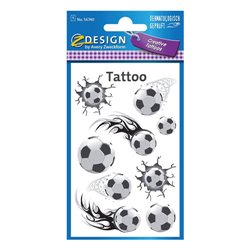 SOBRE CON 1 HOJA 76X120MM Y 9 PEGATINAS TATOO BALONES AVERY 56740