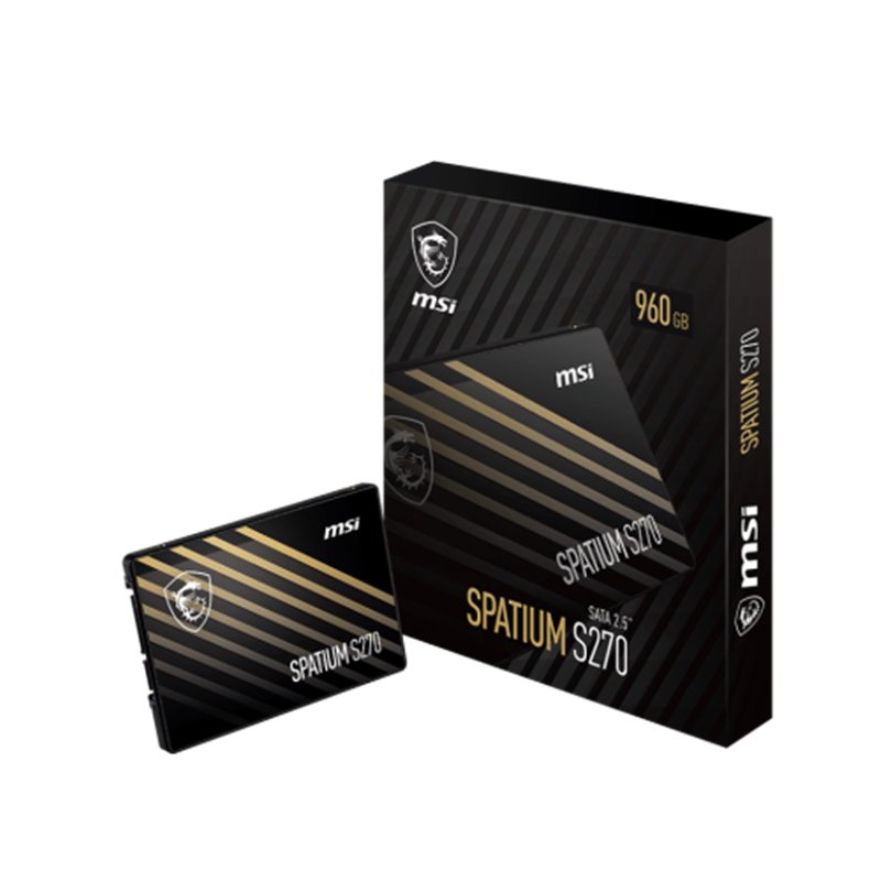 MSI SPATIUM S270 SATA 2.5 960GB unidad de estado sólido 2.5" Serial ATA III 3D NAND