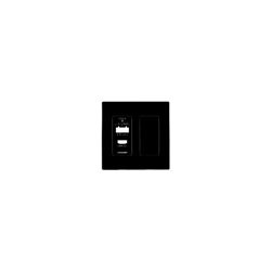 Kramer Electronics WP-789R/US-PANEL-SET-D(B) Negro