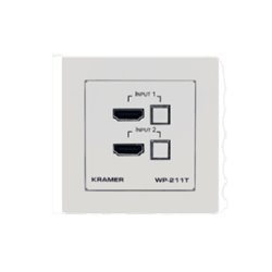 Kramer Electronics KRAMER WP-211T-EU-PANEL-SET-80/86 B EU & UKsize Black Panel Set Blanco