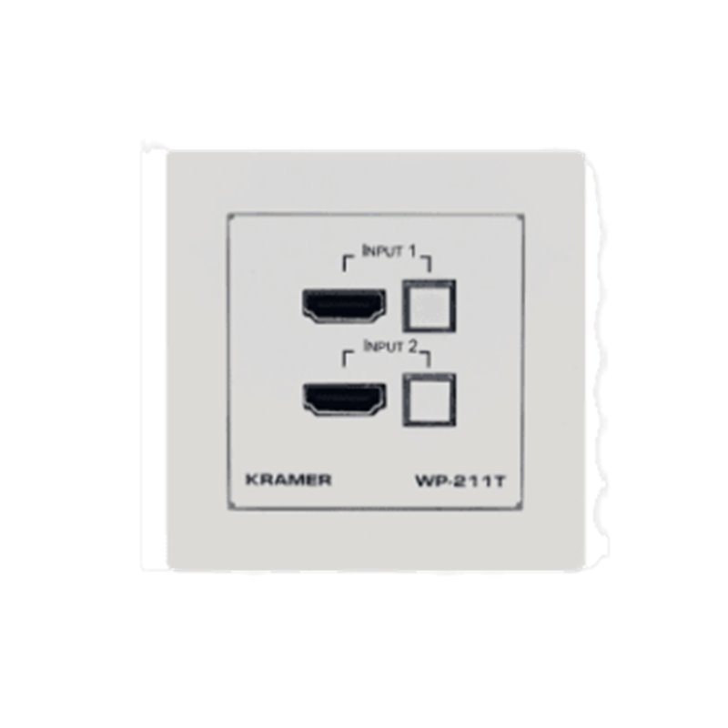 Kramer Electronics KRAMER WP-211T-EU-PANEL-SET-80/86 B EU & UKsize Black Panel Set Blanco