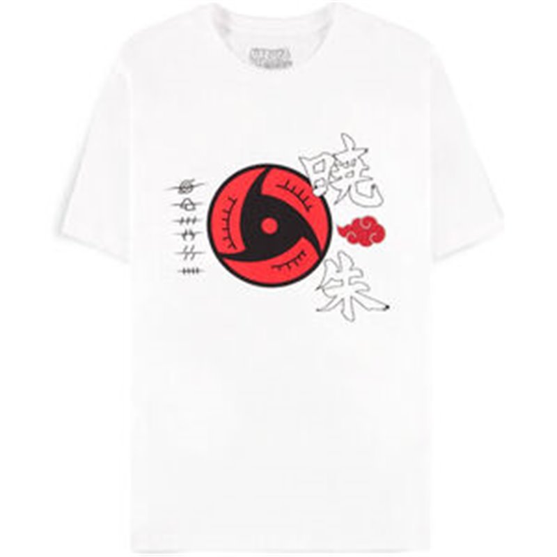 CAMISETA AKATSUKI SYMBOLS NARUTO SHIPPUDEN