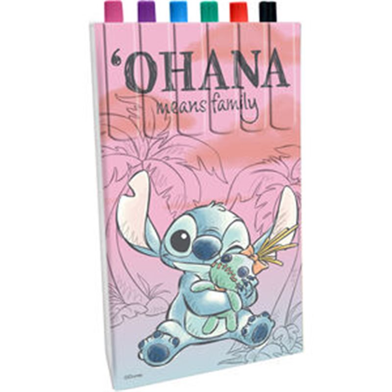 BLISTER 6 BOLIGRAFOS STITCH DISNEY