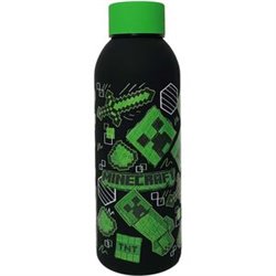 BOTELLA ACERO INOXIDABLE MINECRAFT 500ML