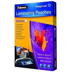 Fundas para Plastificar Fellowes 5306114/ A4/ 80 Micras/ 100 unidades