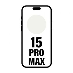 Smartphone Apple iPhone 15 Pro Max 256GB/ 6.7"/ 5G/ Titanio Blanco