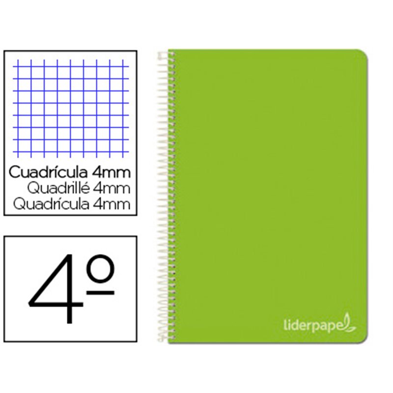 CUADERNO ESPIRAL A5 75GR 80H