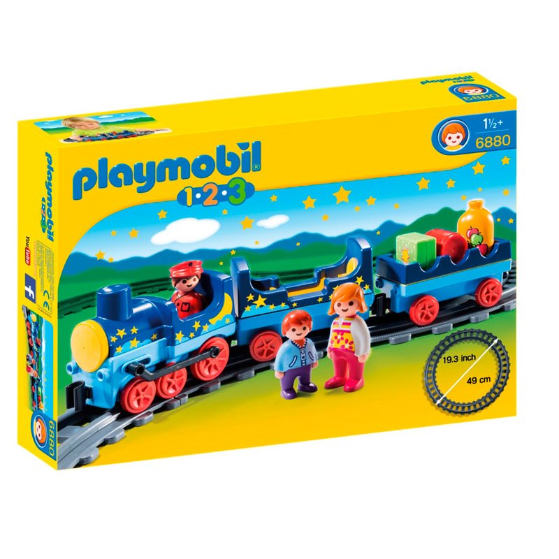 1.2.3 TREN CON VIAS PLAYMOBIL 6880