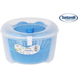 CENTRIFUGA ENSALADA 4,5L RUCOLA AZUL TRANSPARENT