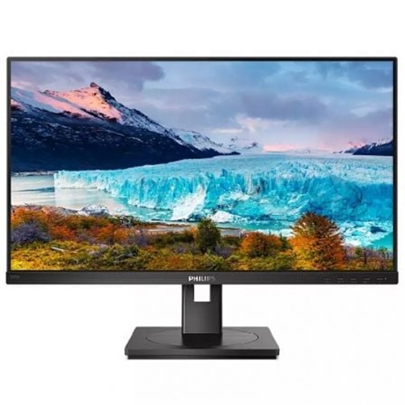 Monitor Profesional Philips S-Line 242S1AE 23.8"/ Full HD/ Multimedia/ Regulable en altura/Negro