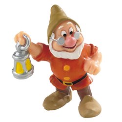 Figura Enanito Farol Blancanieves Disney 5cm