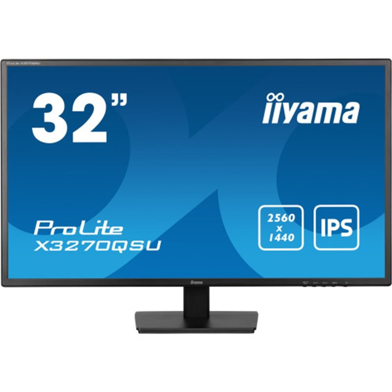 MONITOR IIYAMA 32", PANEL IPS 1HDMI, 1DP, 3X3.2, 100HZ, ALTAVOCES, SALIDA PARA AURICULARES,100HZ, 3MS,