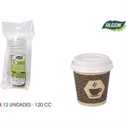 SET-12 VASO CART. CAFE C/T AGUJ 120 ALGON