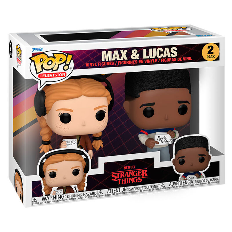 Blister 2 figuras POP Stranger Things Max & Lucas