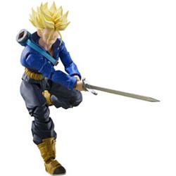 FIGURA SH FIGUARTS SUPER SAIYAN TRUNKS THE BOY FROM THE FUTURE DRAGON BALL Z 14CM