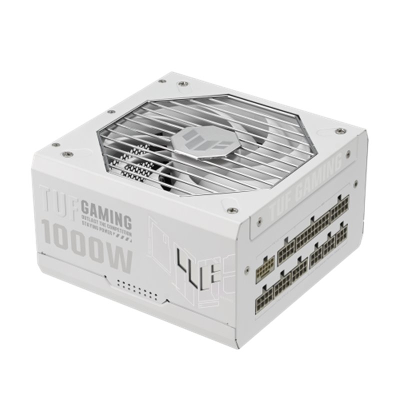 ASUS TUF Gaming 1000W Gold White Edition unidad de fuente de alimentación 20+4 pin ATX ATX Blanco