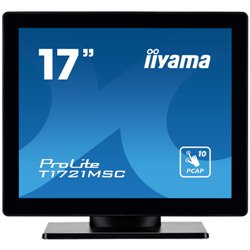 iiyama ProLite T1721MSC-B2 pantalla para PC 43,2 cm (17") 1280 x 1024 Pixeles SXGA LED Pantalla táctil Mesa Negro