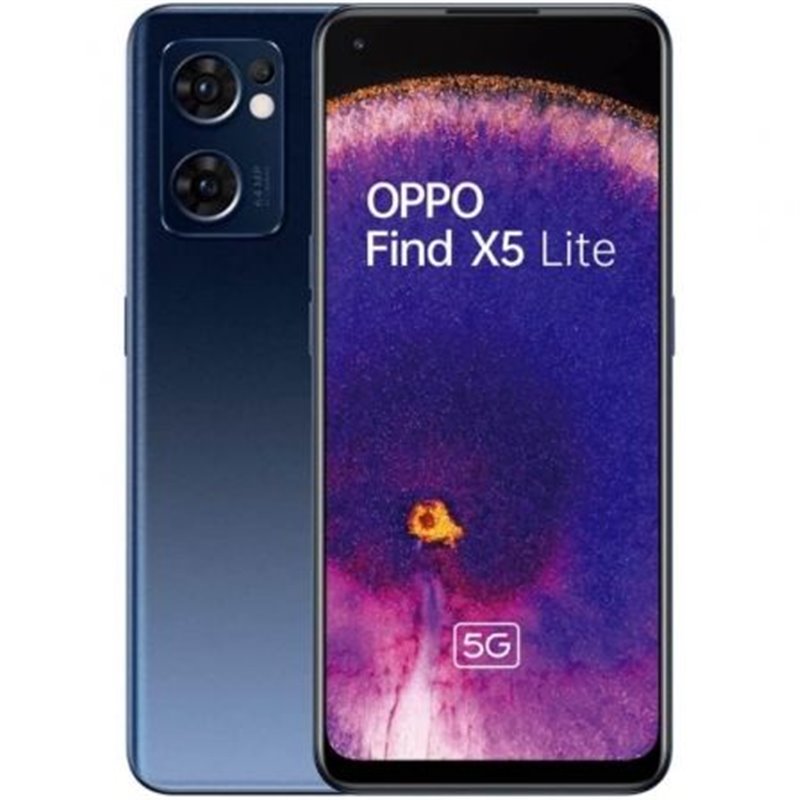 Smartphone Oppo Find X5 Lite 8GB/ 256GB/ 6.43"/ 5G/ Negro Estrellado