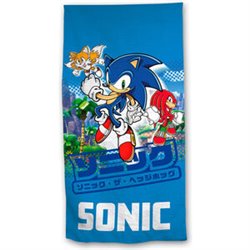 TOALLA SONIC THE HEDGEHOG MICROFIBRA