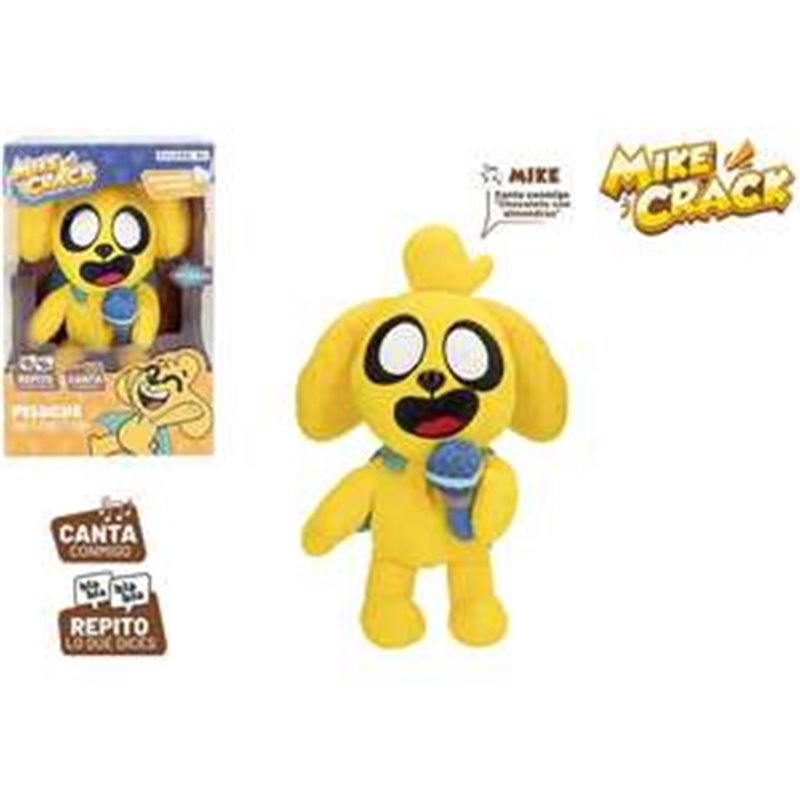 PELUCHE INTERACTIVO MIKE CRACK 29 CM ¡REPITE LO QUE DICES!