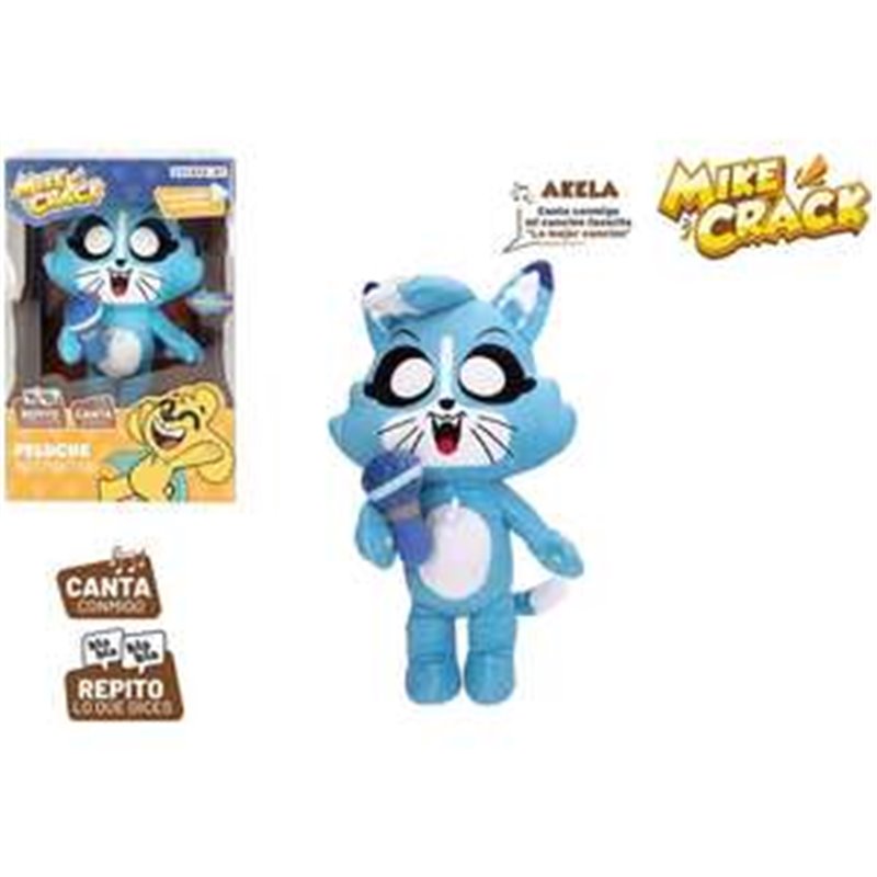 PELUCHE INTERACTIVO AKELA DE MICKE CRACK 25 CM ¡REPITE LO QUE DICES!