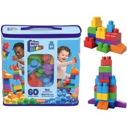 BOLSA MEGA BLOKS 60 PZAS. AZUL