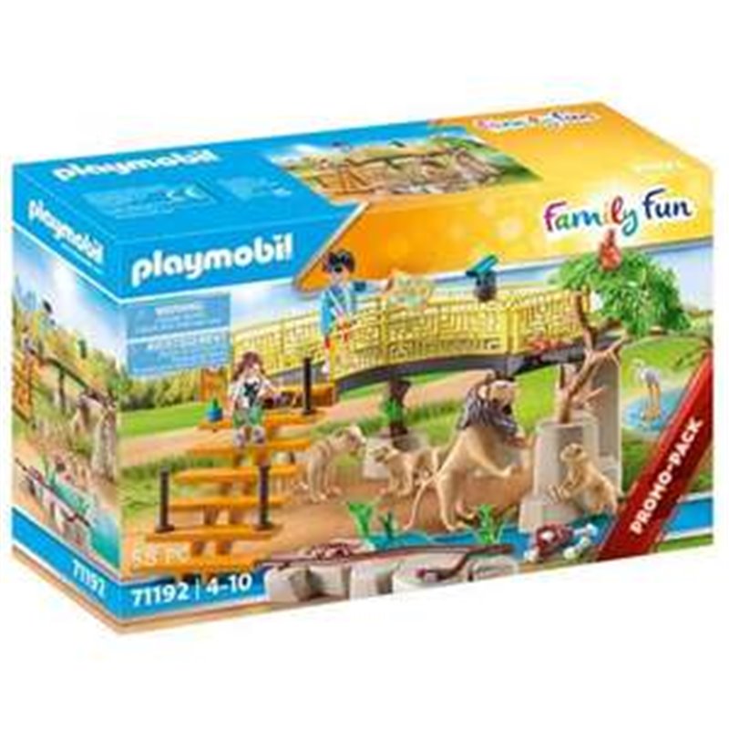 LEONES CON RECINTO EXTERIOR PLAYMOBIL FAMILY FUN