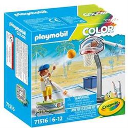 SKATER CON BALONCESTO PLAYMOBIL COLOR