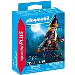 FIGURA BRUJA CON GATO PLAYMOBIL SPECIAL PLUS