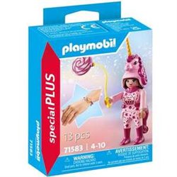 MUJER CON DISFRAZ DE UNICORNIO PLAYMOBIL SPECIAL PLUS