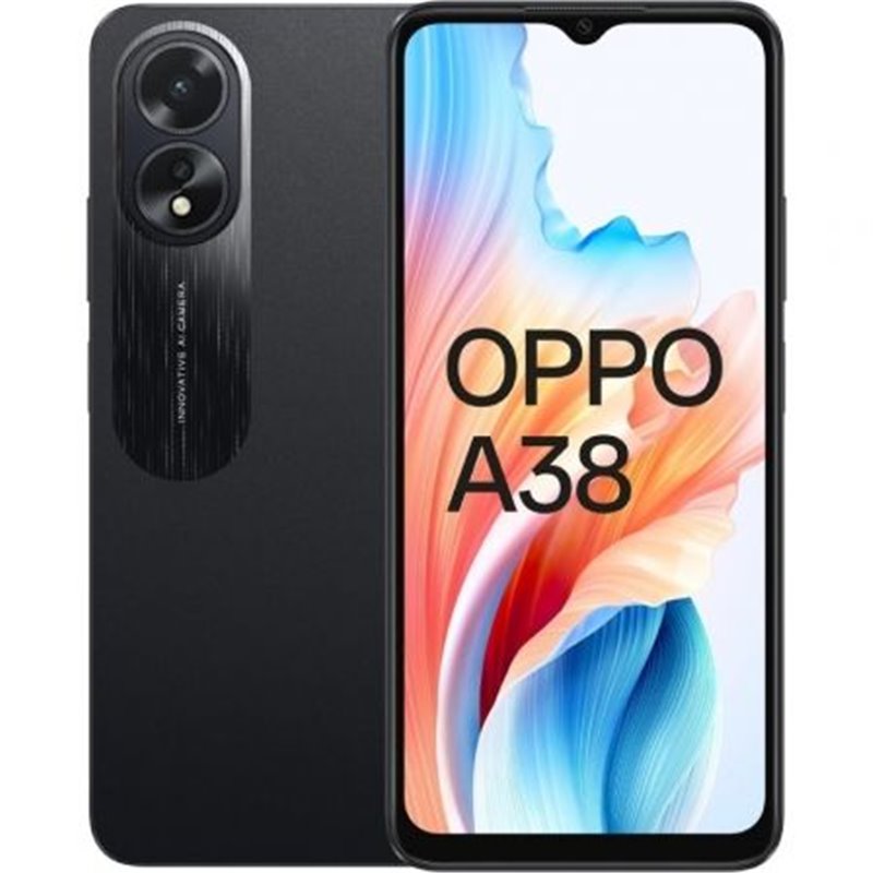 Smartphone Oppo A38 4GB/ 128GB/ 6.52"/ Negro Brillante