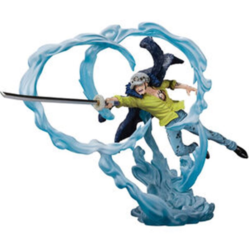 ESTATUA FIGUARTS ZERO TRAFALGAR LAW BATTLE MONSTER ONIGASHIMA ONE PIECE 24CM