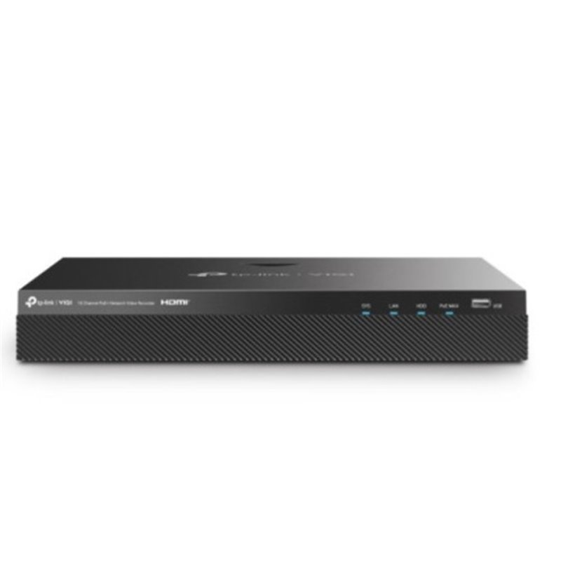 TP-LINK 16 CHANNEL POE+ NETWORK VIDEO RECORDER SPEC:4K HDMI VIDEO OUTPUT & 16MP DECODING CAPACITY 24/7 CONTINUOUS RECORDING 16-C