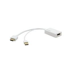 Kramer Electronics ADC-HM/DPF 0,3 m DisplayPort HDMI Blanco