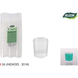 SET-36 VASO CHUPITO PP 30ML ALGON