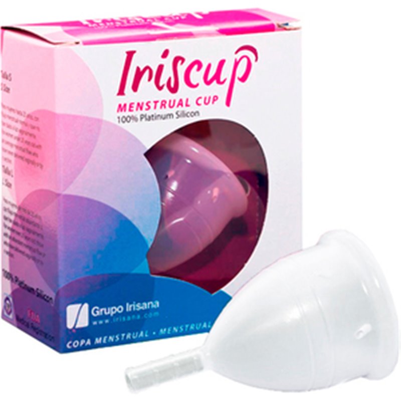 IRISCUP COPA MESTRUAL TRANSPARENTE GRANDE